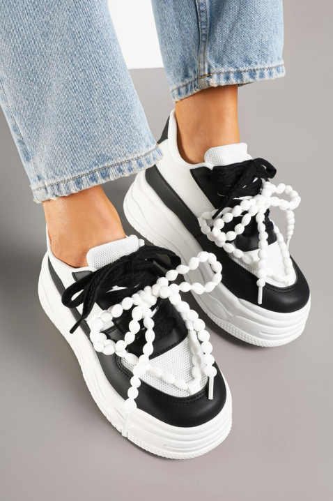 Sneakersy MOLENZA BLACK, Kolor : czarny, IVET.PL - Modna odzież