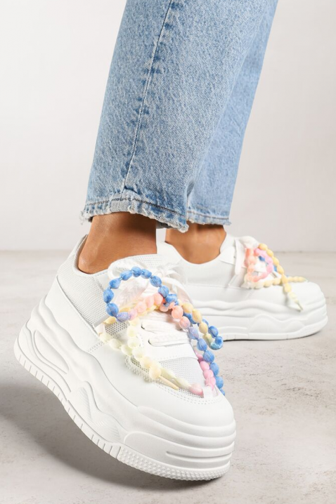 Sneakersy MOLENZA ECRU, Kolor : ecru, IVET.PL - Modna odzież