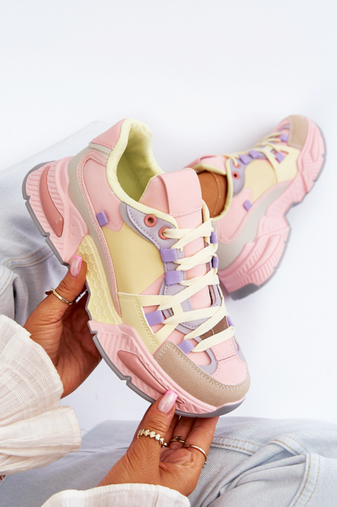 Sneakersy MERZILDA PINK, Kolor : różowy, IVET.PL - Modna odzież