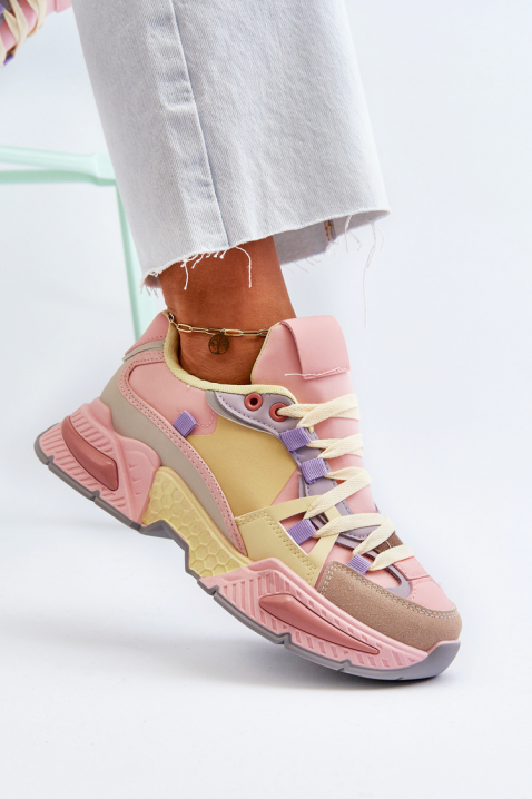 Sneakersy MERZILDA PINK, Kolor : różowy, IVET.PL - Modna odzież