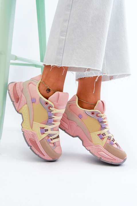 Sneakersy MERZILDA PINK, Kolor : różowy, IVET.PL - Modna odzież