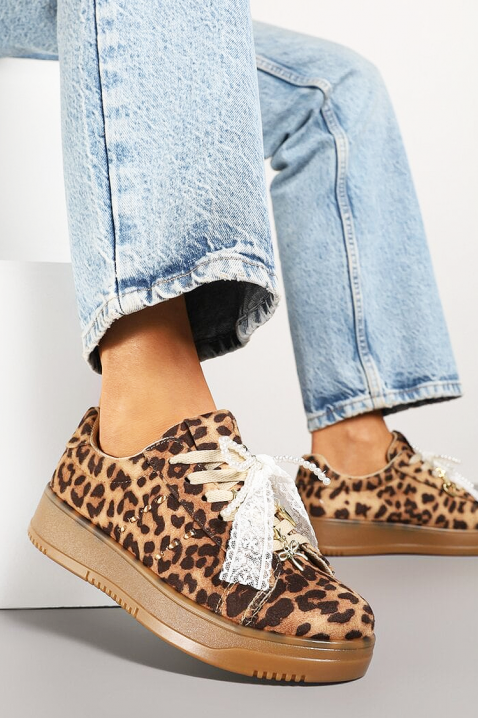 Trampki GLOVELZA, Kolor : panterka, IVET.PL - Modna odzież