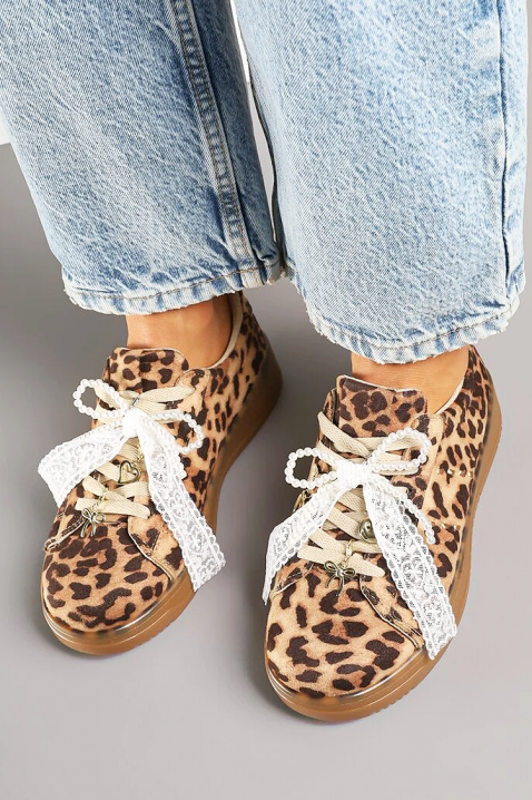 Trampki GLOVELZA, Kolor : panterka, IVET.PL - Modna odzież