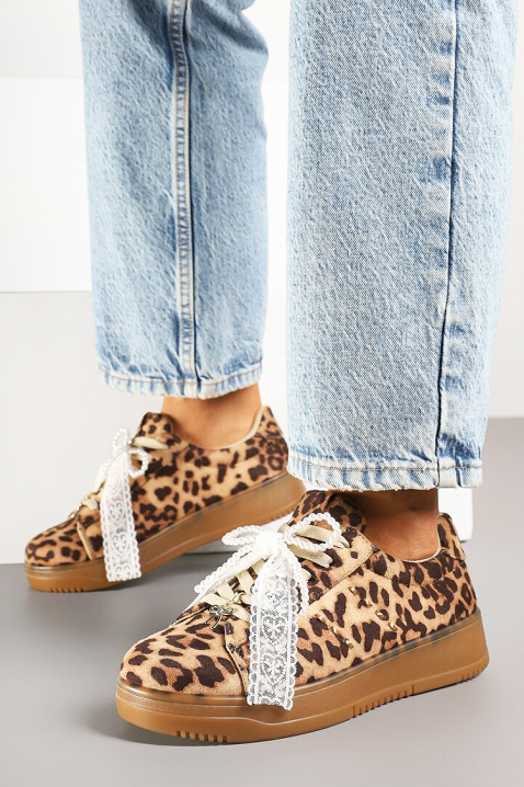 Trampki GLOVELZA, Kolor : panterka, IVET.PL - Modna odzież