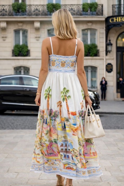 Sukienka DELONDRA, Kolor : wielokolorowy, IVET.PL - Modna odzież