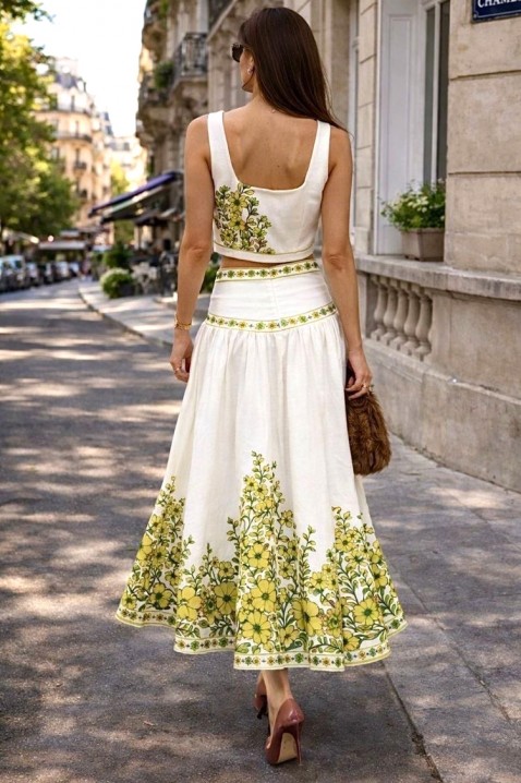 Komplet LELONDRA, Kolor : biały, IVET.PL - Modna odzież