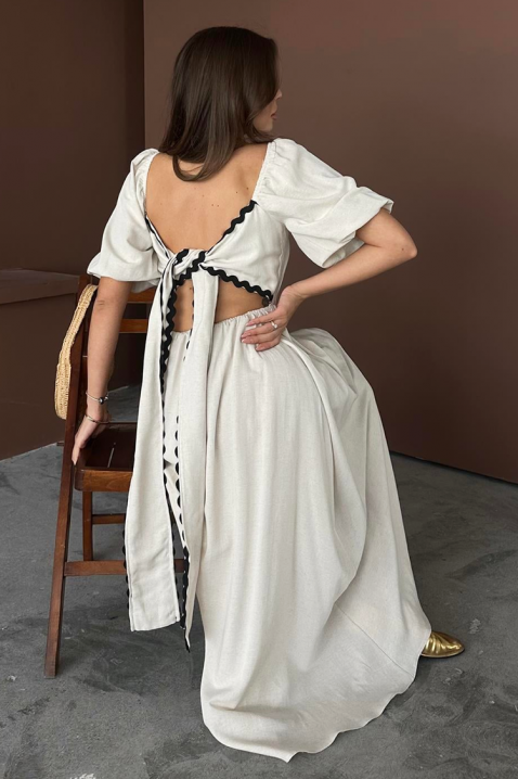 Sukienka PRINCELZA, Kolor : ecru, IVET.PL - Modna odzież