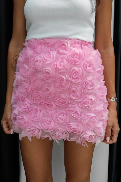 Spódnica ROLVONZA, Kolor : różowy, IVET.PL - Modna odzież