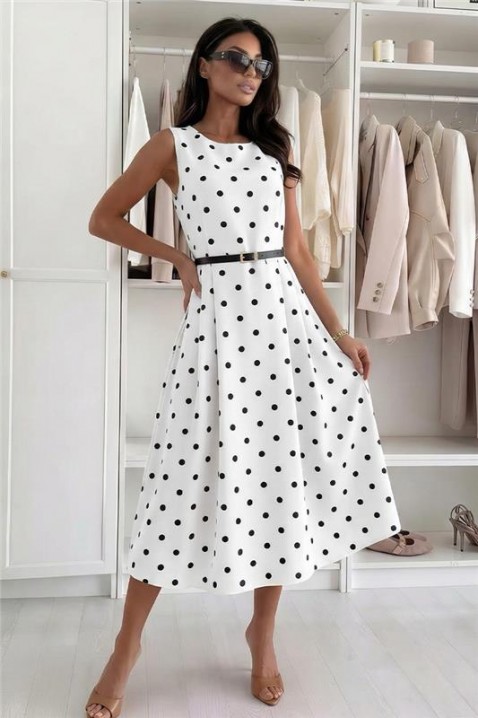 Sukienka SALMENDRA WHITE, Kolor : biały, IVET.PL - Modna odzież