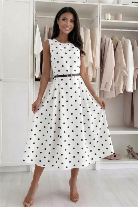 Sukienka SALMENDRA WHITE, Kolor : biały, IVET.PL - Modna odzież