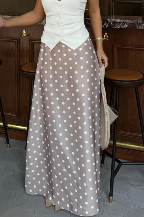 Spódnica MOLARZA BEIGE, Kolor :  beżowy, IVET.PL - Modna odzież