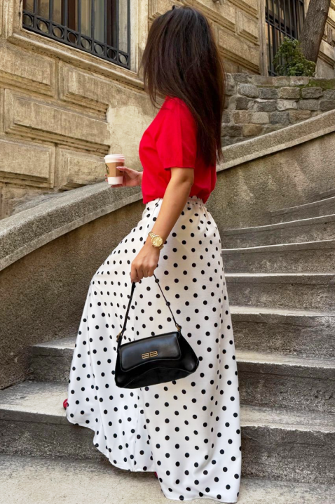 Spódnica MOLARZA WHITE, Kolor : biały, IVET.PL - Modna odzież