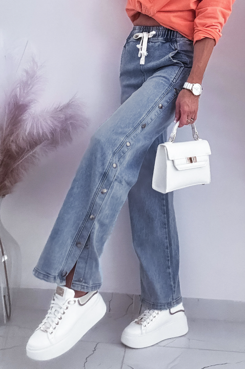 Jeansy VELONZANA, Kolor : chabrowy, IVET.PL - Modna odzież