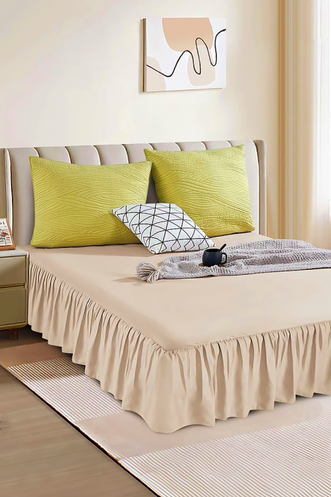 Narzuta na łóżko BENJILFA BEIGE 200х220 cm, Kolor :  beżowy, IVET.PL - Modna odzież