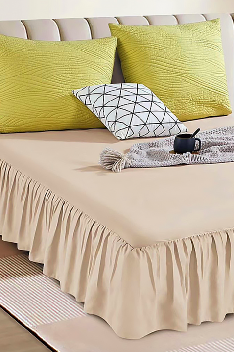 Narzuta na łóżko BENJILFA BEIGE 200х220 cm, Kolor :  beżowy, IVET.PL - Modna odzież