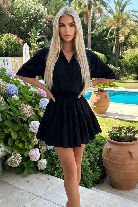 Stylowy komplet damski LILANIA BLACK, Kolor : czarny, IVET.PL - Modna odzież