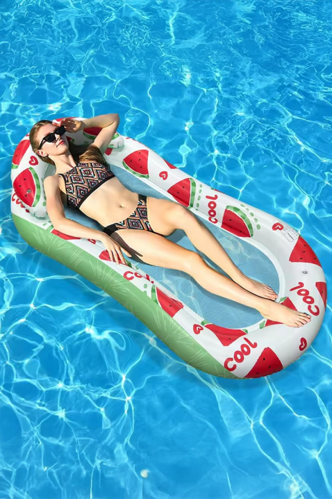Dmuchany materac plażowy z siateczką w środku WATERCOOLIVET.PL - Modna odzież