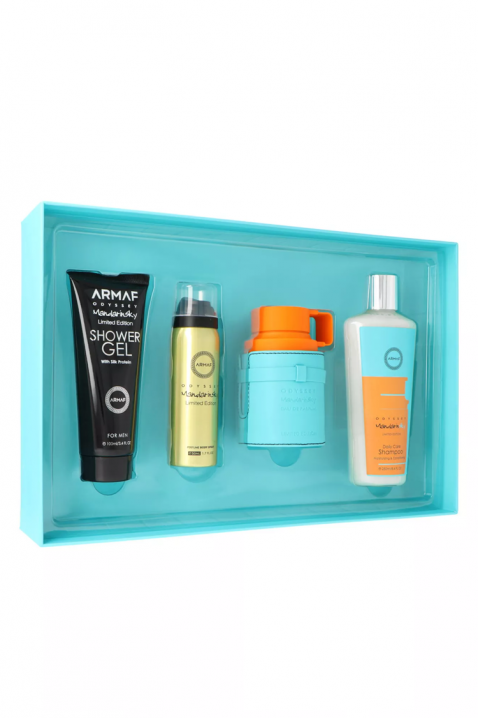 Zestaw męski arabski Armaf Odyssey Mandarin Sky Edp 100 ml + Perfumy w sprayu 50 ml + Żel pod prysznic 100 ml + Szampon 100 mlIVET.PL - Modna odzież
