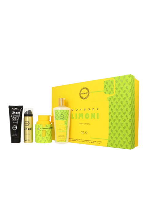 Zestaw unisex Arabic Armaf Odyssey Limoni Fresh Edition Edp 100 ml + Perfumy w sprayu 50 ml + Żel pod prysznic 100 ml + Szampon 250 mlIVET.PL - Modna odzież