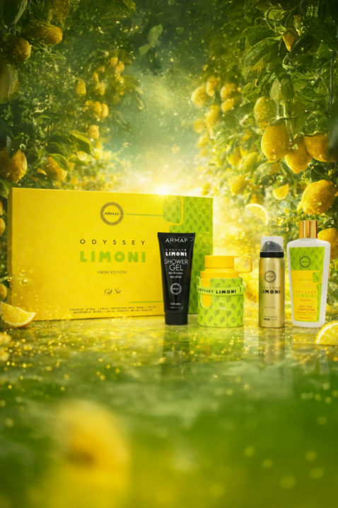 Zestaw unisex Arabic Armaf Odyssey Limoni Fresh Edition Edp 100 ml + Perfumy w sprayu 50 ml + Żel pod prysznic 100 ml + Szampon 250 mlIVET.PL - Modna odzież