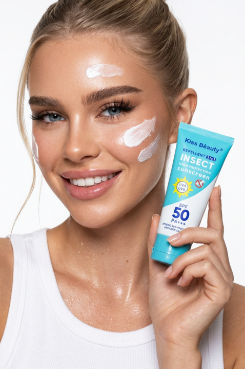 Kiss Beauty Insect 2 w 1 repelent i krem ​​przeciwsłoneczny 60 mlIVET.PL - Modna odzież