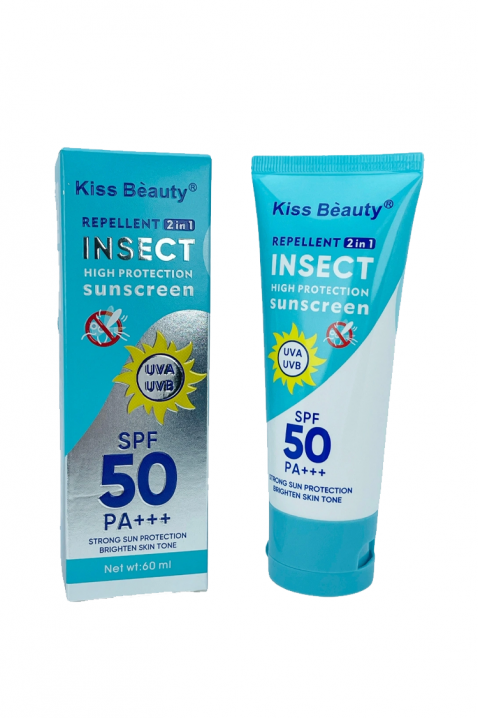 Kiss Beauty Insect 2 w 1 repelent i krem ​​przeciwsłoneczny 60 mlIVET.PL - Modna odzież