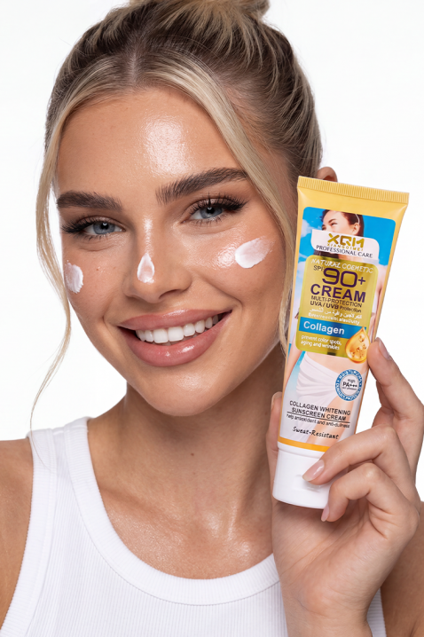 Krem przeciwsłoneczny XQM Collagen SPF 90+ 80 mlIVET.PL - Modna odzież