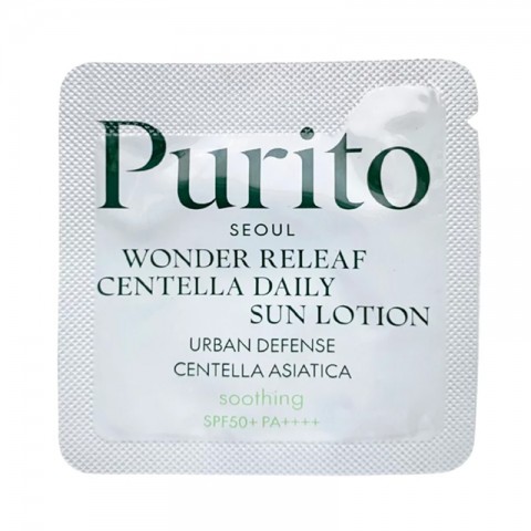 PURITO SAMPLE Wonder Releaf Centella Daily Sun Lotion SPF 50+ PA++++ 1 gIVET.PL - Modna odzież