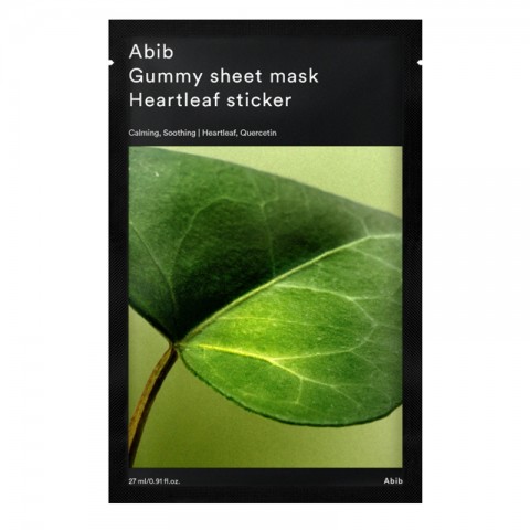 ABIB Gummy Sheet Mask Heartleaf Sticker 27 mlIVET.PL - Modna odzież