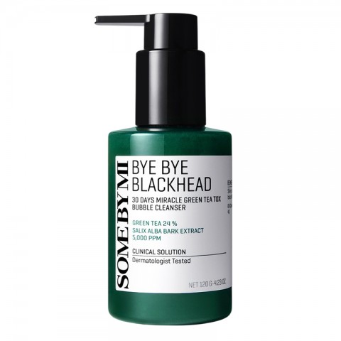 SomeByMi Bye Bye Blackhead 30 Days Miracle Green TeaTox Bubble Cleanser 120 gIVET.PL - Modna odzież
