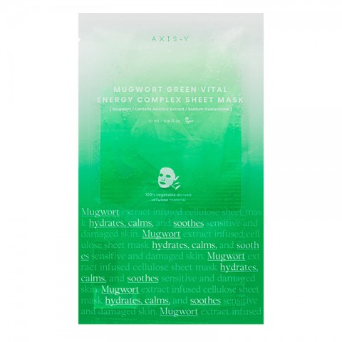 AXIS-Y Mugwort Green Vital Energy Complex Sheet Mask 27 mlIVET.PL - Modna odzież