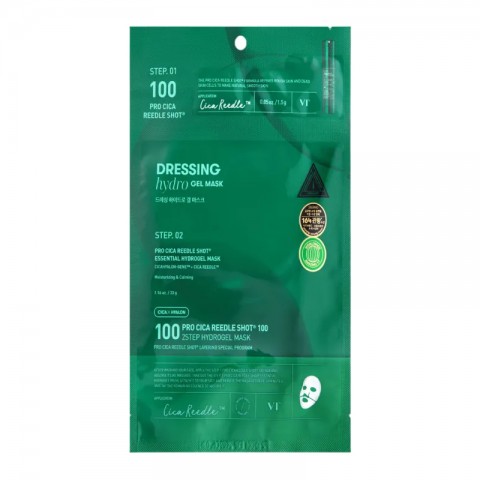 VT COSMETICS PRO CICA REEDLE SHOT 100 2STEP HYDROGEL MASK 1 szt.IVET.PL - Modna odzież