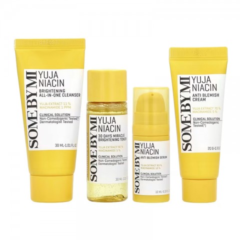 SomeByMi Yuja Niacin Anti Blemish Starter Kit (30 ml, 30 ml, 20 ml, 10 ml)IVET.PL - Modna odzież
