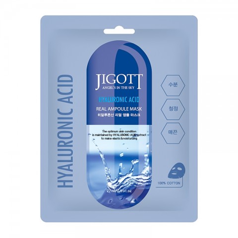 Jigott Hyaluronic Acid Real Ampoule Mask 27 mlIVET.PL - Modna odzież