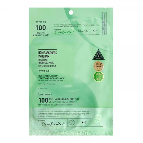 VT COSMETICS RETI-A REEDLE SHOT 100 2STEP HYDROGEL MASK 1,5 g + 33 gIVET.PL - Modna odzież