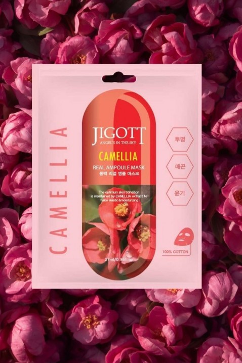 Jigott Camellia Real Ampoule Mask 27 mlIVET.PL - Modna odzież
