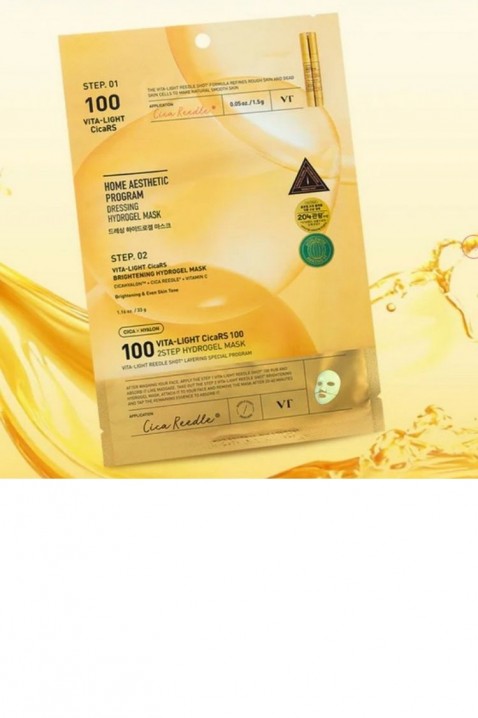 VT COSMETICS VITA-LIGHT REEDLE SHOT 100 2STEP HYDROGEL MASK 1,5 g + 33 gIVET.PL - Modna odzież