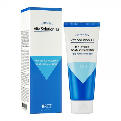 Jigott Vita Solution 12 Moisture Foam Cleansing 180 mlIVET.PL - Modna odzież