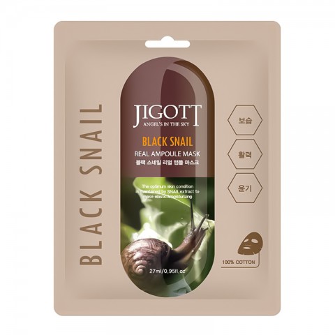 Jigott Black Snail Real Ampoule Mask 27 mlIVET.PL - Modna odzież