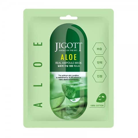 Jigott Aloe Real Ampoule Mask 27 mlIVET.PL - Modna odzież