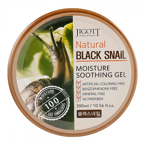 Jigott Natural Black Snail Moisture Soothing Gel 300 mlIVET.PL - Modna odzież