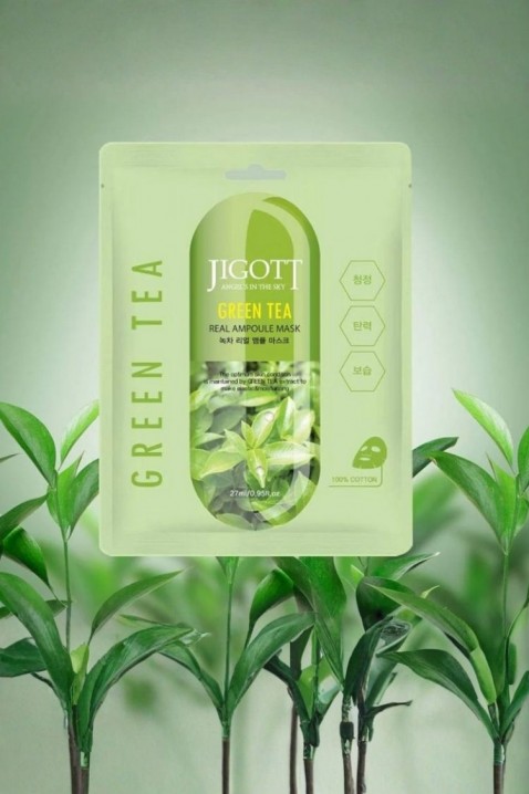 Jigott Green Tea Real Ampoule Mask 27 mlIVET.PL - Modna odzież