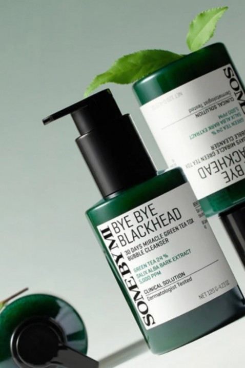 SomeByMi Bye Bye Blackhead 30 Days Miracle Green TeaTox Bubble Cleanser 120 gIVET.PL - Modna odzież