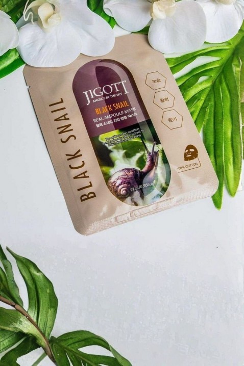 Jigott Black Snail Real Ampoule Mask 27 mlIVET.PL - Modna odzież