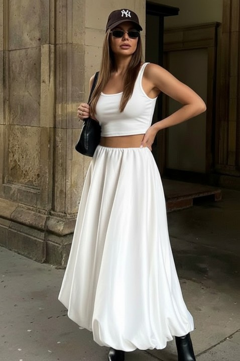 Spódnica BROLENFA WHITE, Kolor : biały, IVET.PL - Modna odzież