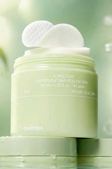 CELIMAX Ji Woo Gae Heartleaf BHA Peeling Pad 125 ml 60 szt.IVET.PL - Modna odzież