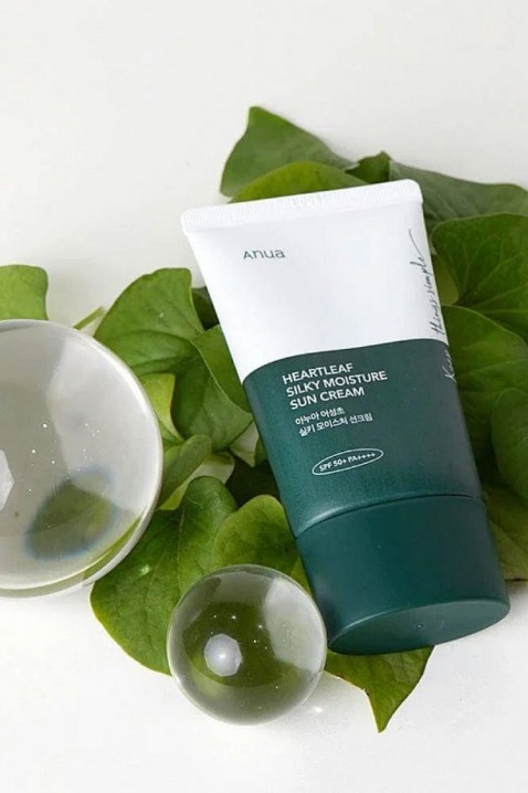 ANUA Heartleaf Silky Moisture Sun Cream SPF50+ PA++++ 50 mlIVET.PL - Modna odzież