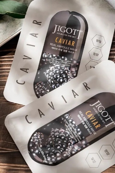 Jigott Caviar Real Ampoule Mask 27 mlIVET.PL - Modna odzież