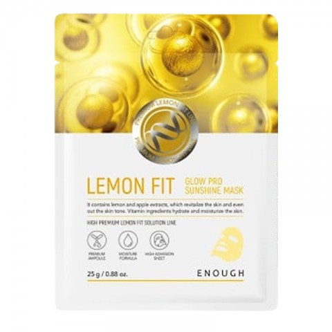 ENOUGH Lemon Fit Glow Sunshine Mask 1 szt.IVET.PL - Modna odzież