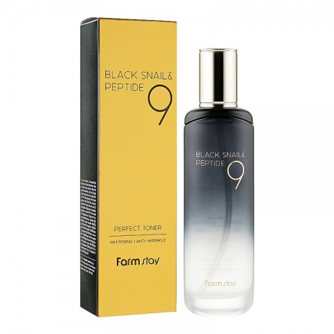 FarmStay Black Snail & Peptide 9 Perfect Toner 120 mlIVET.PL - Modna odzież